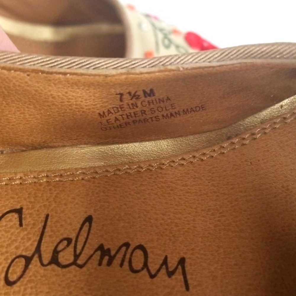 πΌSam Edelman Embroidered Wedges - Picture 6 of 8